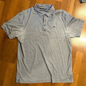 Travis Mathew Blue Polo Size Large. Perfect condition